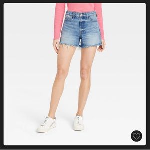 Lot of 2 Universal Thread brand denim cut off shorts